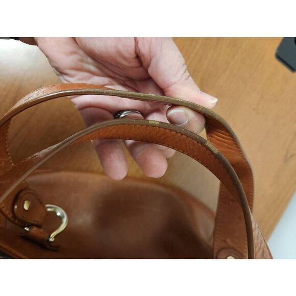 Kate Spade vintage brown leather shoulder bag. - Picture 14 of 14